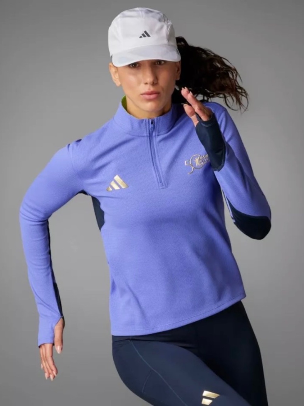 Berlin Marathon 2024 Adidas Women’s Half Zip XXS